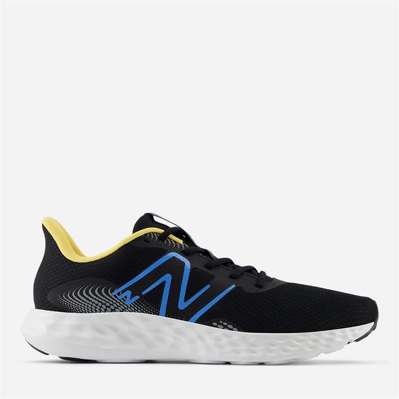 Mens 411 V3 Neutral Running Shoes Black/Yellow - Image 5