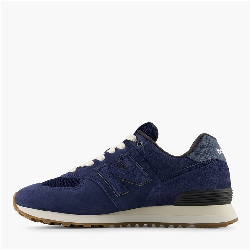 574 Trainers Navy Blue Indigo - Image 5
