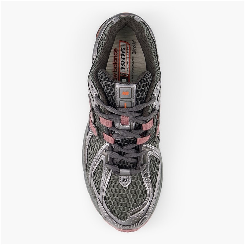 1906R Trainers Dark Silver/Metallic Pink - Image 4