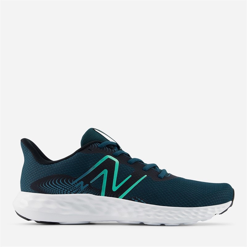 Mens 411 V3 Neutral Running Shoes Salt Water/Deep End/Medusa Green - Image 5