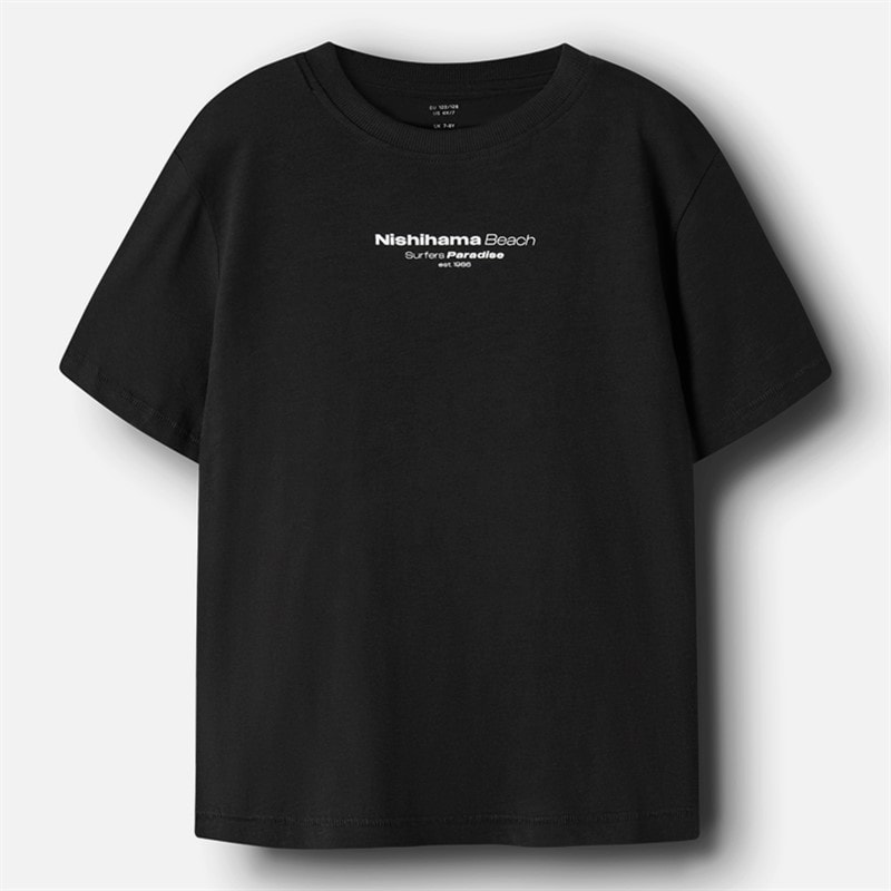 Name It Boys Juno Boxy T-Shirt Black