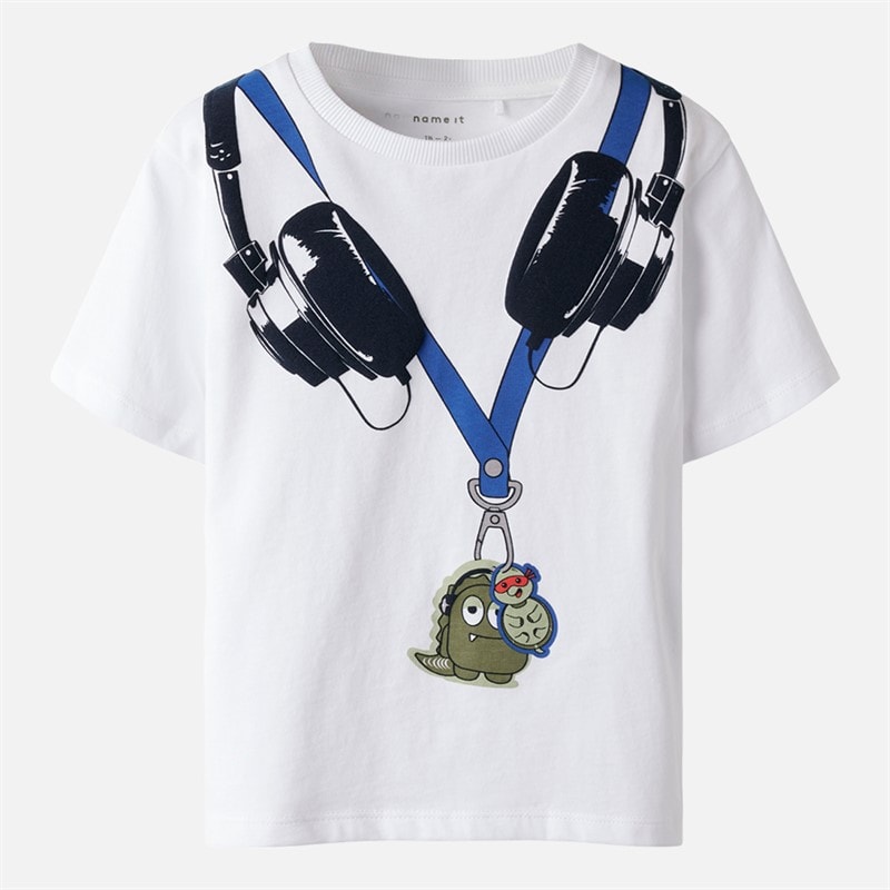 Boys Henni T-Shirt Bright White - Image 2
