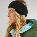 Womens Lorax Fleece Ear Warmer Black