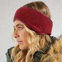 Womens Lorax Fleece Ear Warmer Dark Cherry