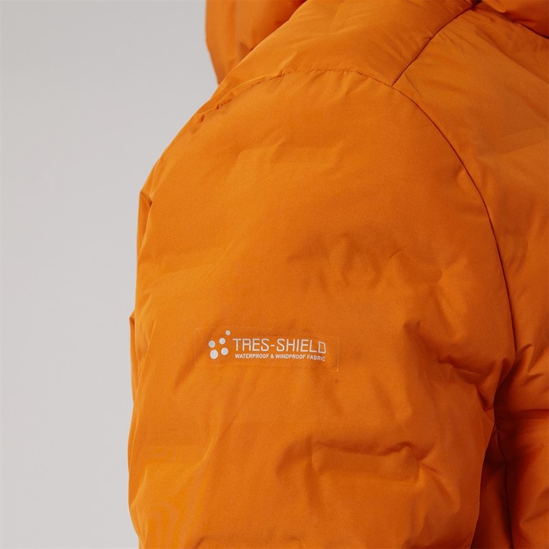 Mens Jaymes Waterproof Insulated Jacket Orange Spice - Image 5