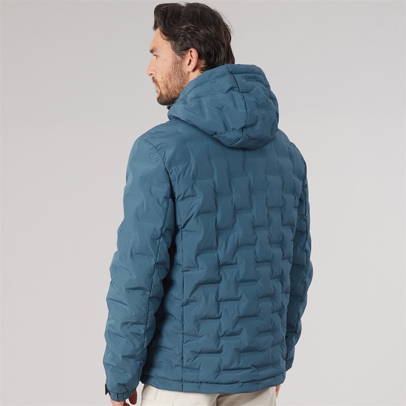 Mens Jaymes Waterproof Insulated Jacket Dark Teal - Image 2