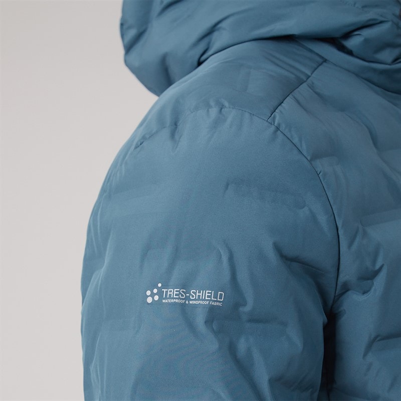 Mens Jaymes Waterproof Insulated Jacket Dark Teal - Image 5
