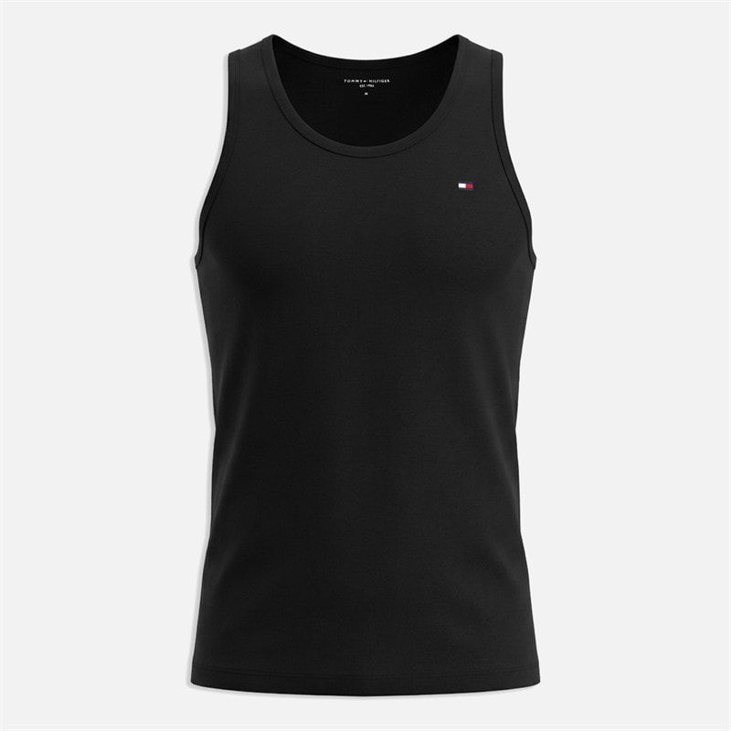 Mens Three Pack Tank Tops Black - Image 3