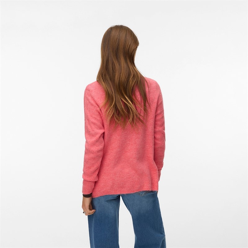 Womens V-Neck Jumper Coral Paradise - Image 2