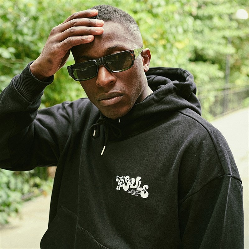 Mens Jay Hoodie Black - Image 4