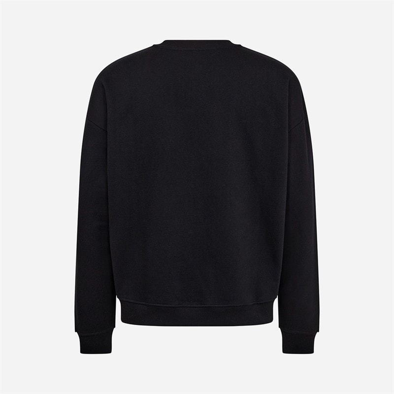 Mens Drake Sweatshirt Black - Image 2
