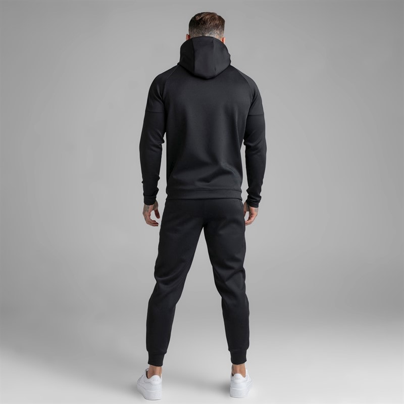 Mens Hoodie And Joggers Set Black - Image 2