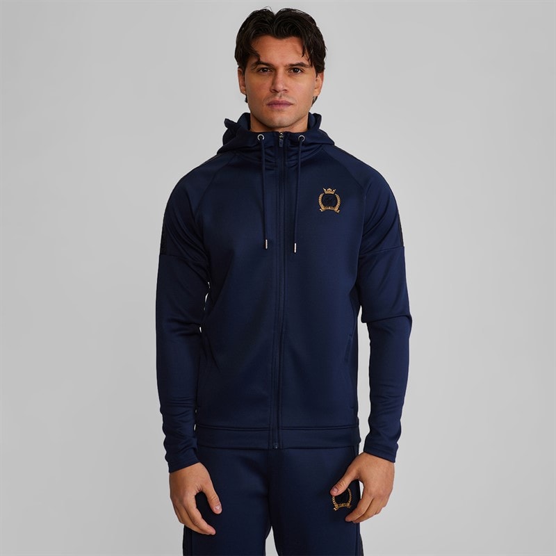 Mens Hoodie And Joggers Set Navy - Image 3