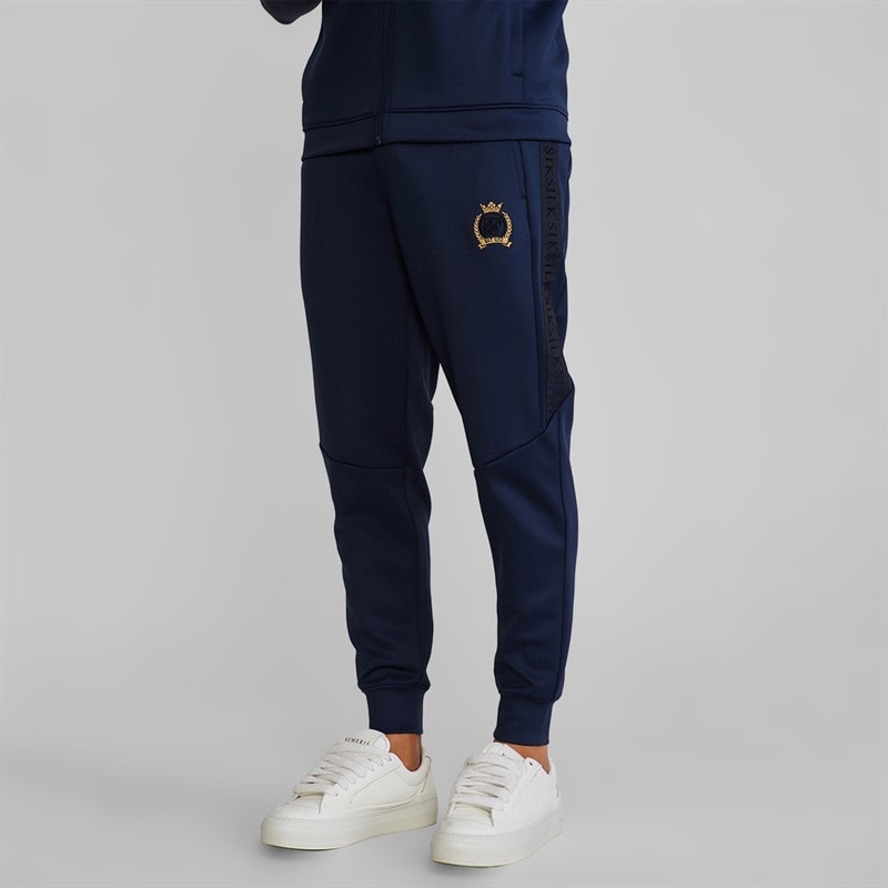 Mens Hoodie And Joggers Set Navy - Image 4