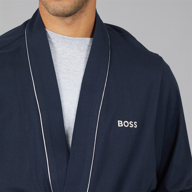 Mens Xmas Kimono Dark Blue - Image 3