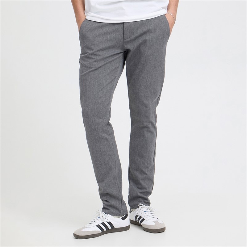 Solid Mens Federic Trousers Med Grey M