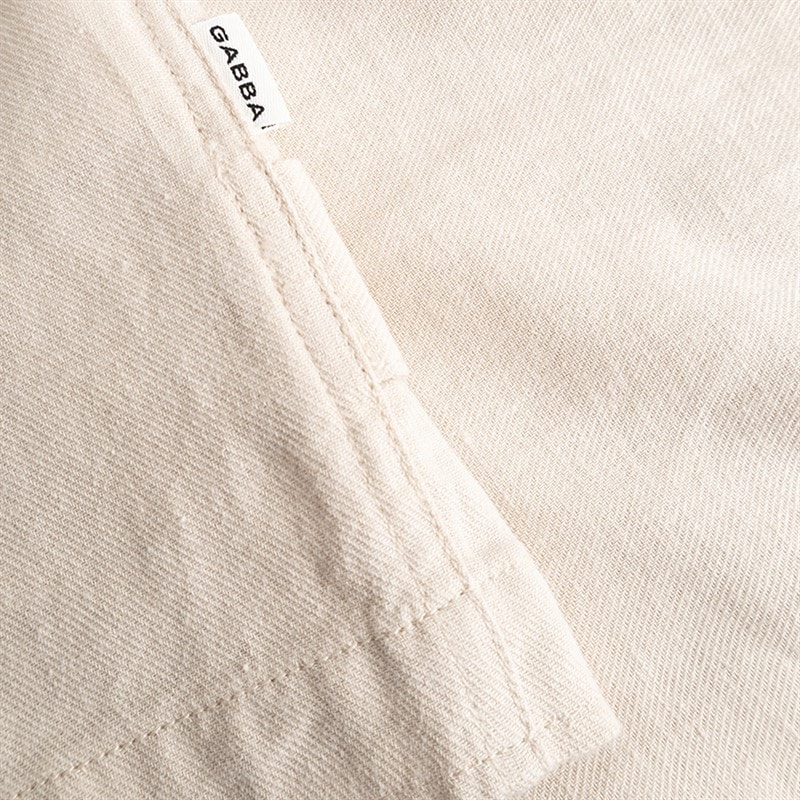 Mens Peter Lino Overshirt Birch - Image 4