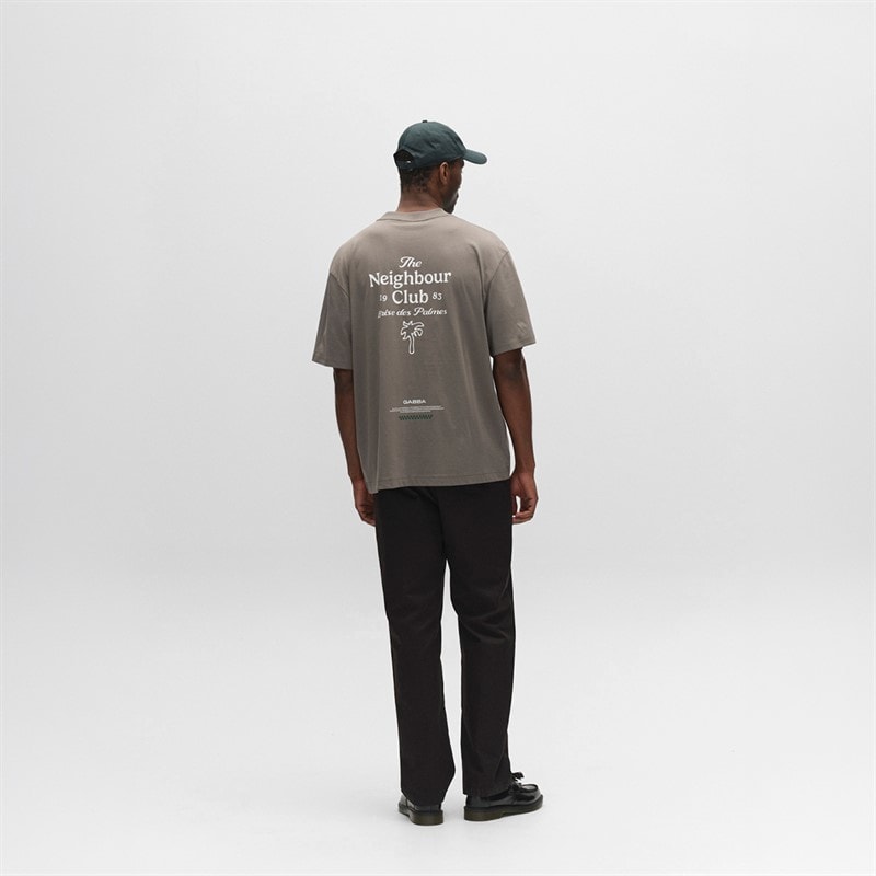 Mens Nigel T-Shirt Castor Gray - Image 3