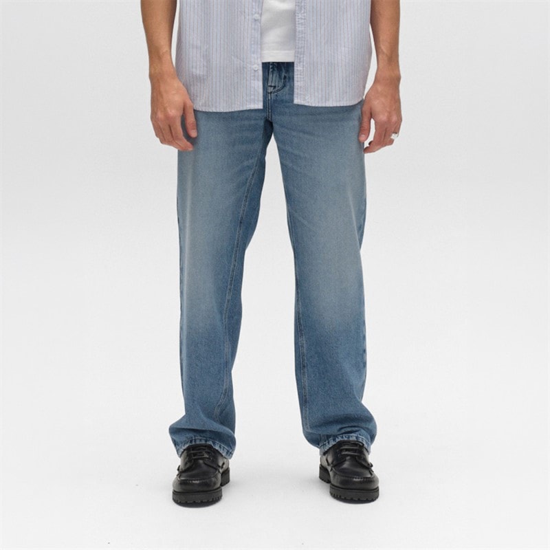 Gabba Mens Max Elvis Jeans Mid Blue Denim