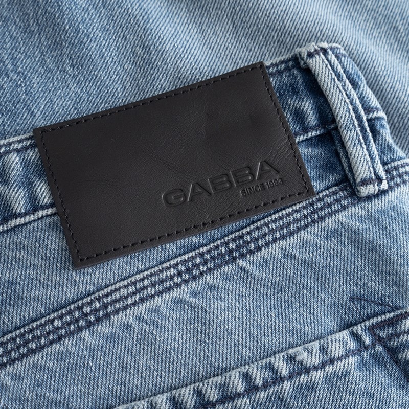 Mens Max Elvis Jeans Mid Blue Denim - Image 4