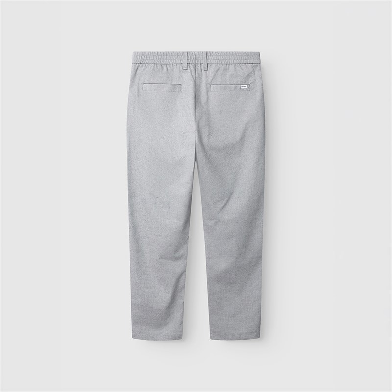 Mens Napoli 19 Carre Trousers Light. Grey Light Grey - Image 2