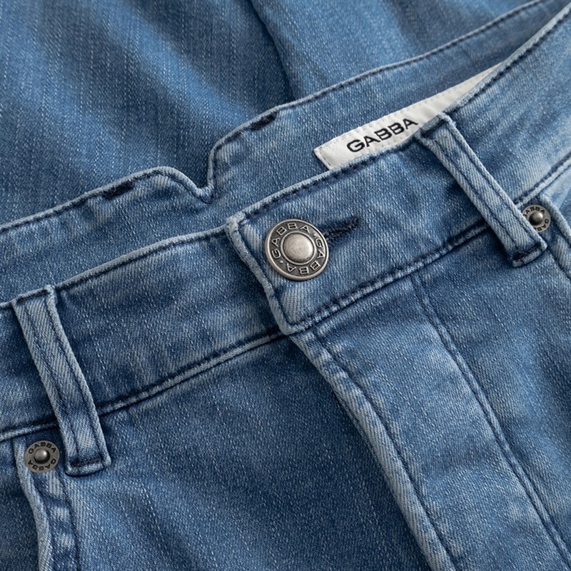 Mens Alex Dhera Cropped Jeans Light. Blue Denim Light Blue Denim - Image 4