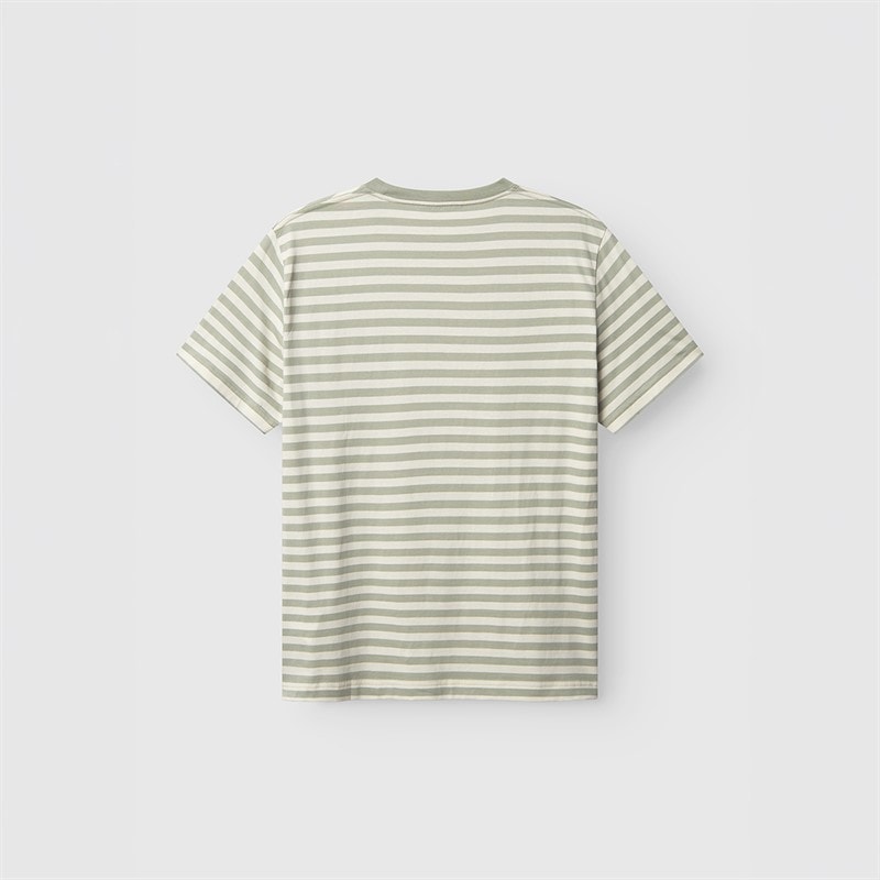 Mens Dune Stripe T-Shirt Green Stripe - Image 2