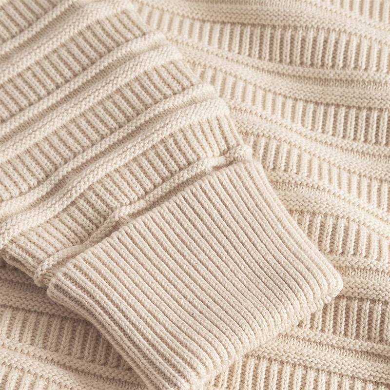 Mens Iwaki Buco Knitted Jumper White Almond - Image 4