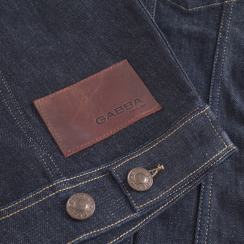 Mens Luca Self Jacket Dark Blue Denim - Image 4