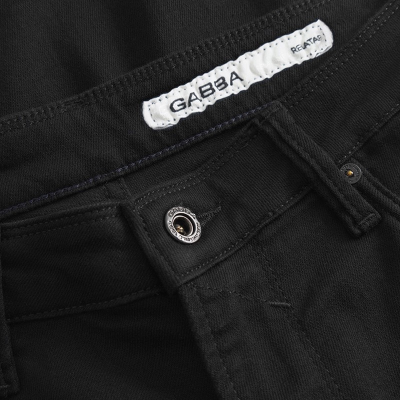 Mens Max Sword Jeans Black Denim - Image 3