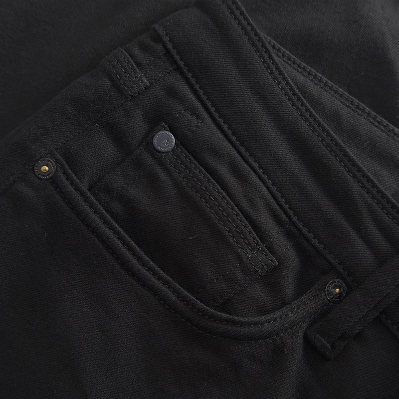 Mens Max Sword Jeans Black Denim - Image 5