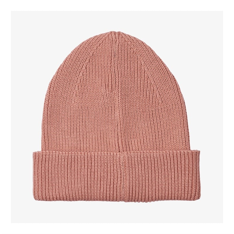 Girls Spinback Organic Beanie Dusty Rose - Image 2