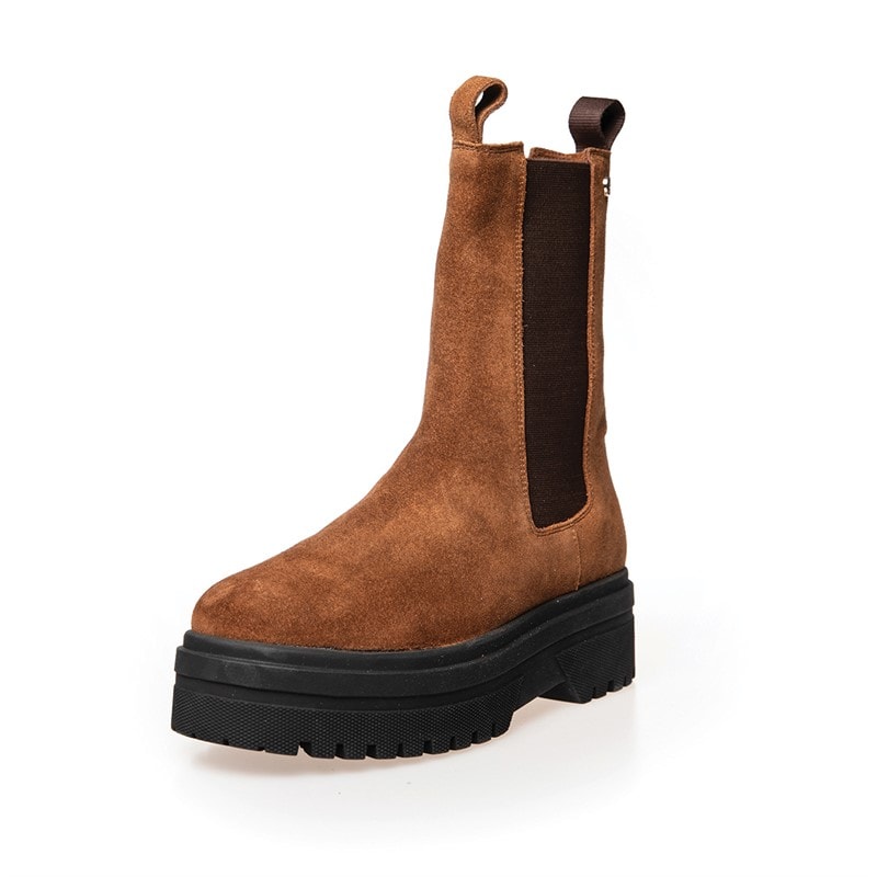 Womens Going Suede Copenhagen Boots 0241 Cognac - Image 4