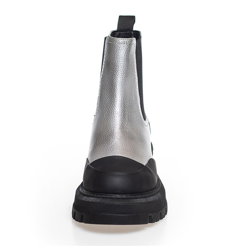 Womens Sally Girl 23 Low Boots 0050 Silver - Image 2