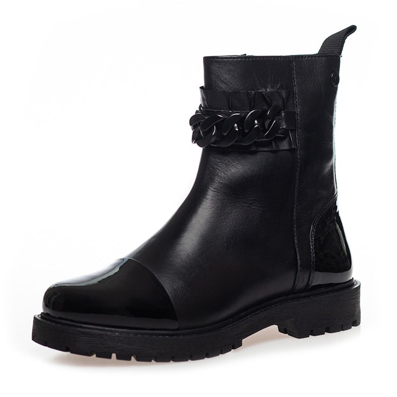 Womens Flower Child Boots 0001 Black - Image 2