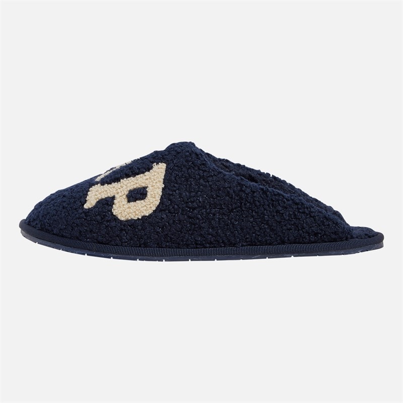 Mens Plano III Borg Slippers Elysian Blue - Image 2