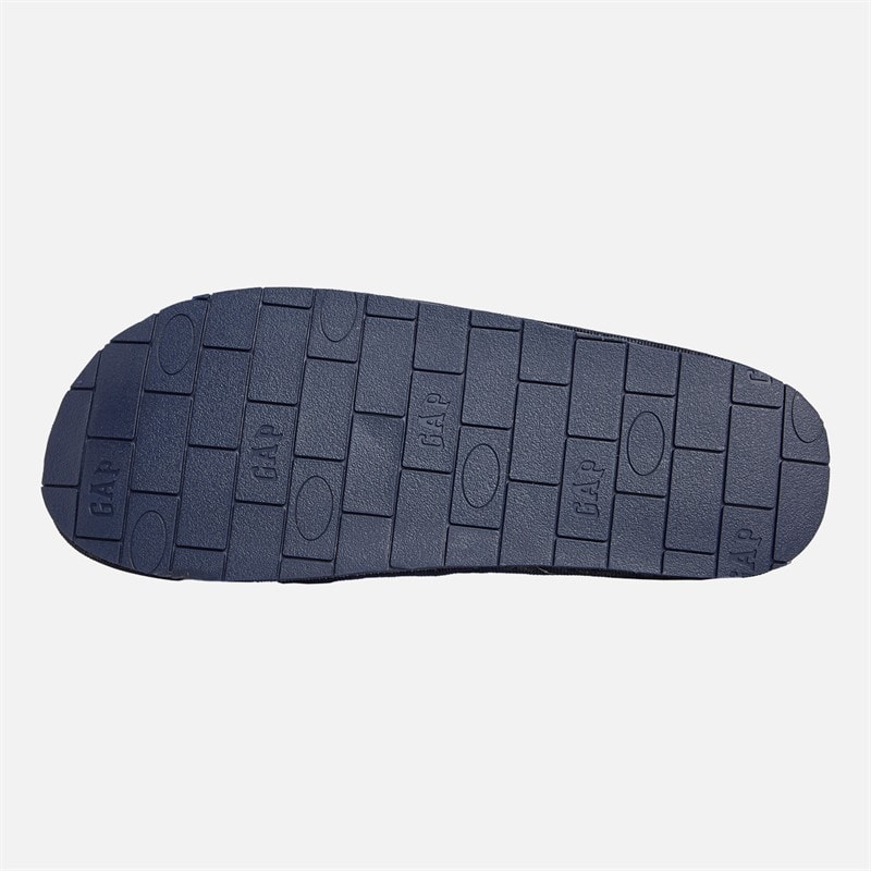 Mens Plano III Borg Slippers Elysian Blue - Image 3