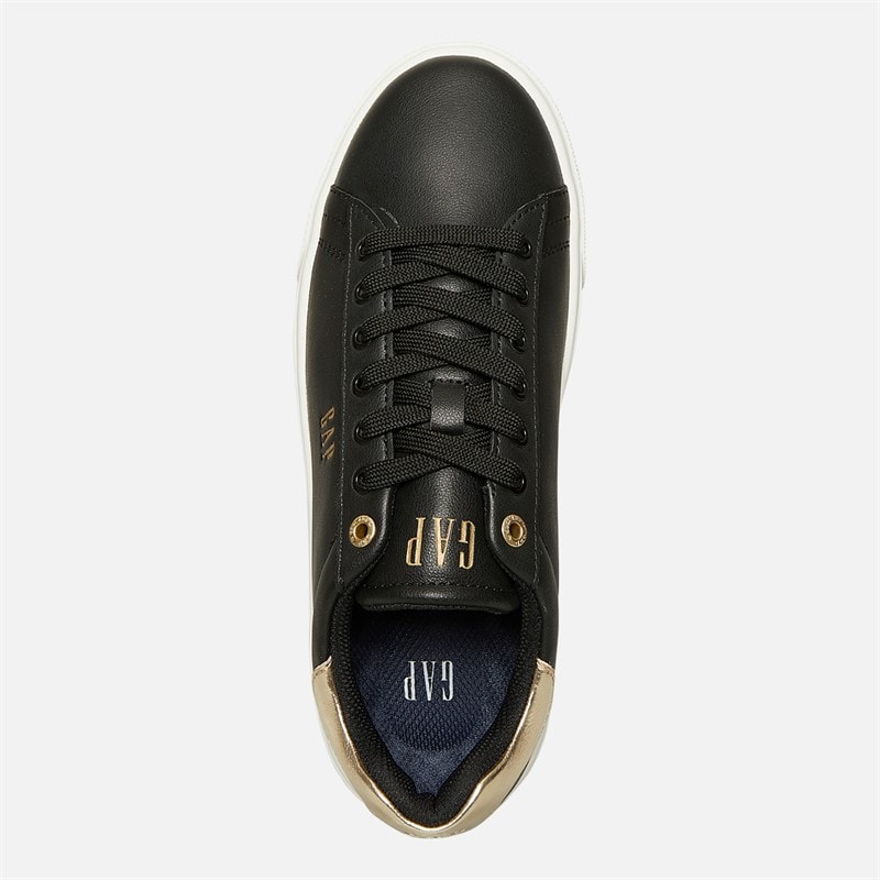 Womens Cary Cupsole Trainers Black - Image 4