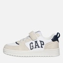 Kids Boston Velcro Trainers White