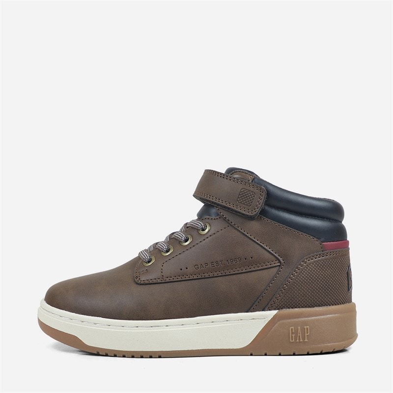 GAP Boys Travis Mid Trainers Brown/Black - Image 1
