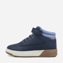 Boys Travis Mid Trainers Navy/Blue/Red