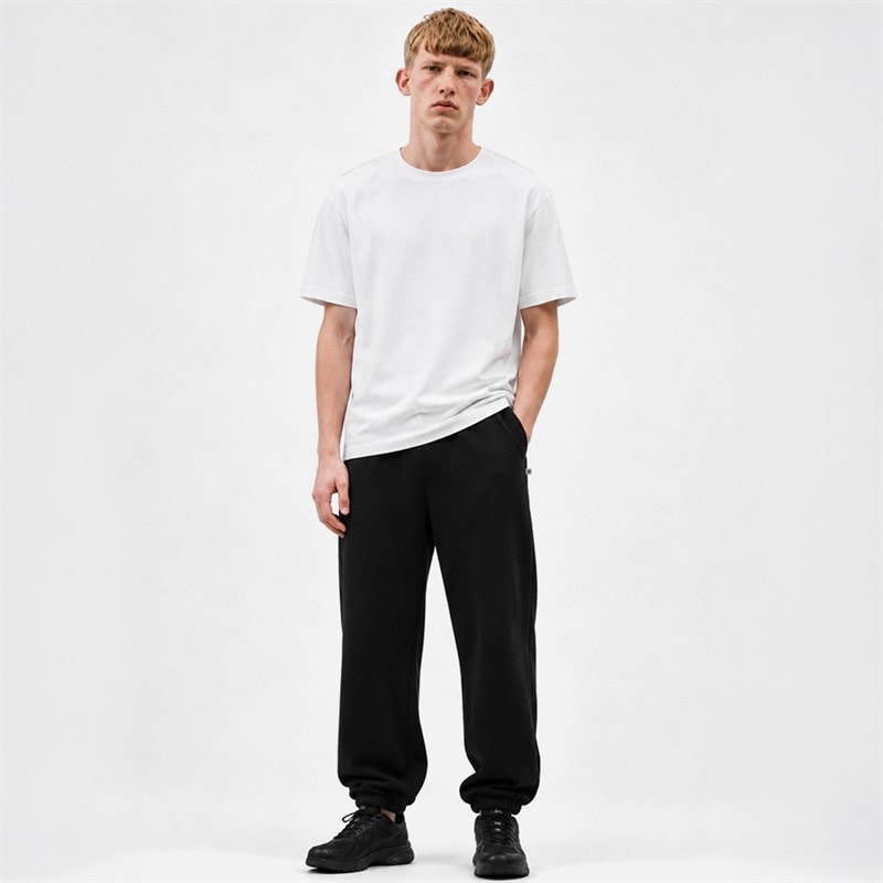 Mens Sweat Pants Black - Image 3