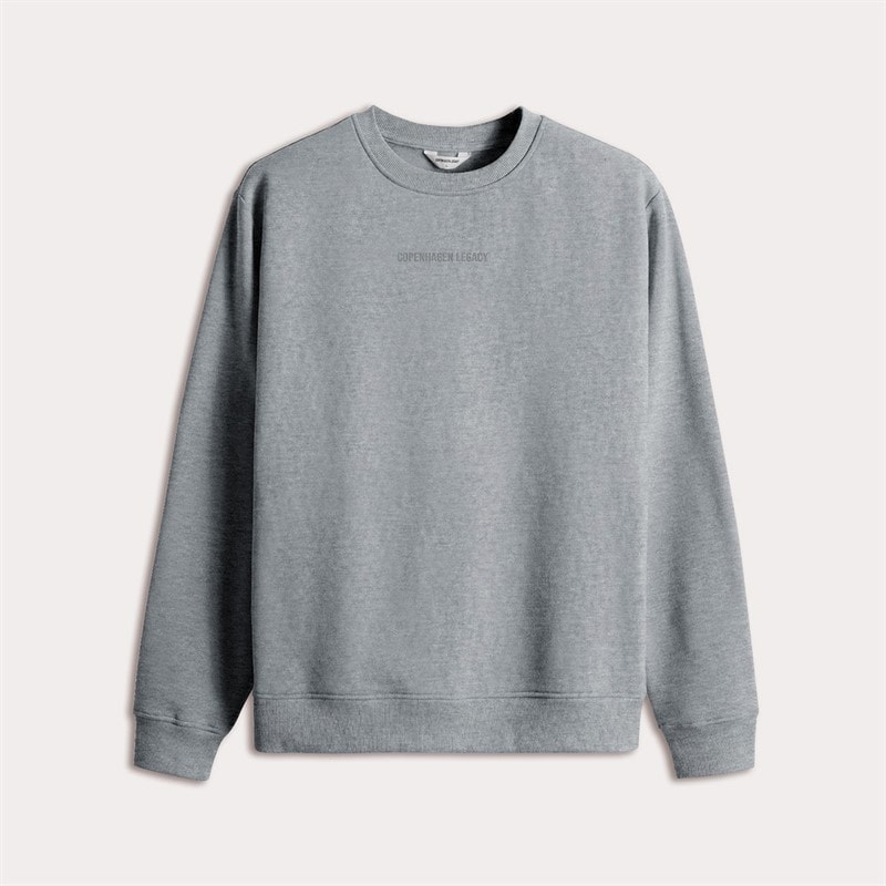 Sweatshirt Grey Melange - Image 3