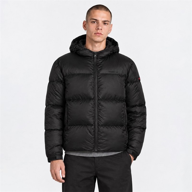 Copenhagen Legacy Mens Hooded Jacket Black
