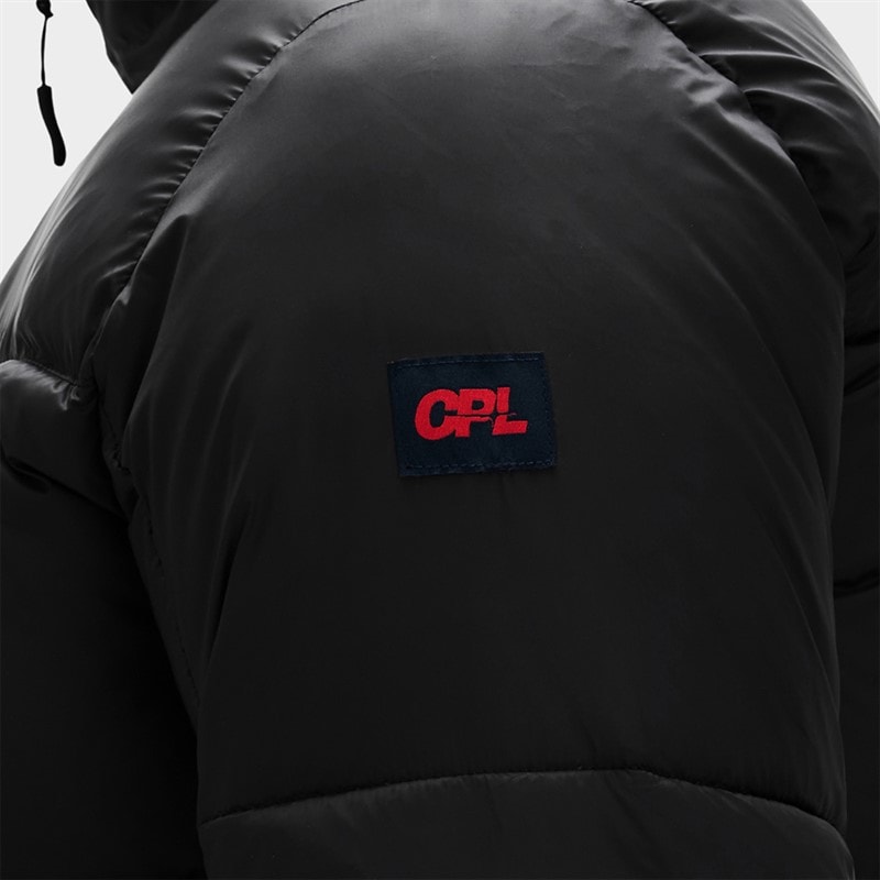 Mens Hooded Jacket Black - Image 3