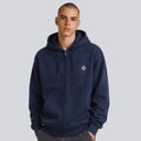 Mens Zip Hoodie Navy