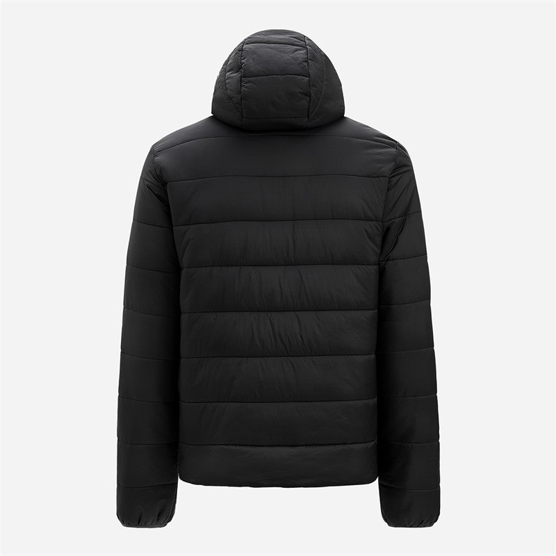 Mens Hooded Sport Jacket Black - Image 4