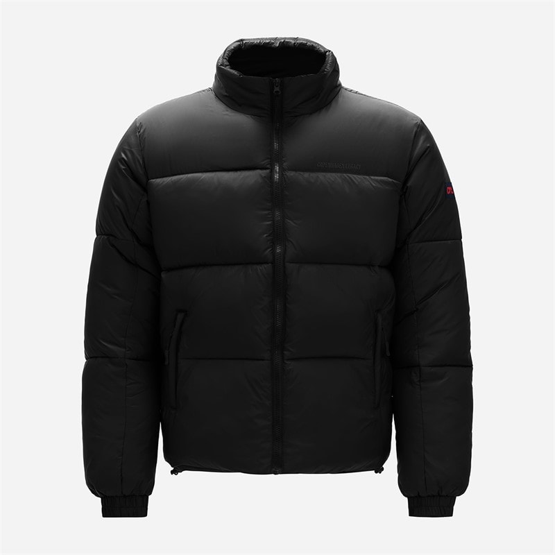 Mens Puff Jacket Black - Image 3
