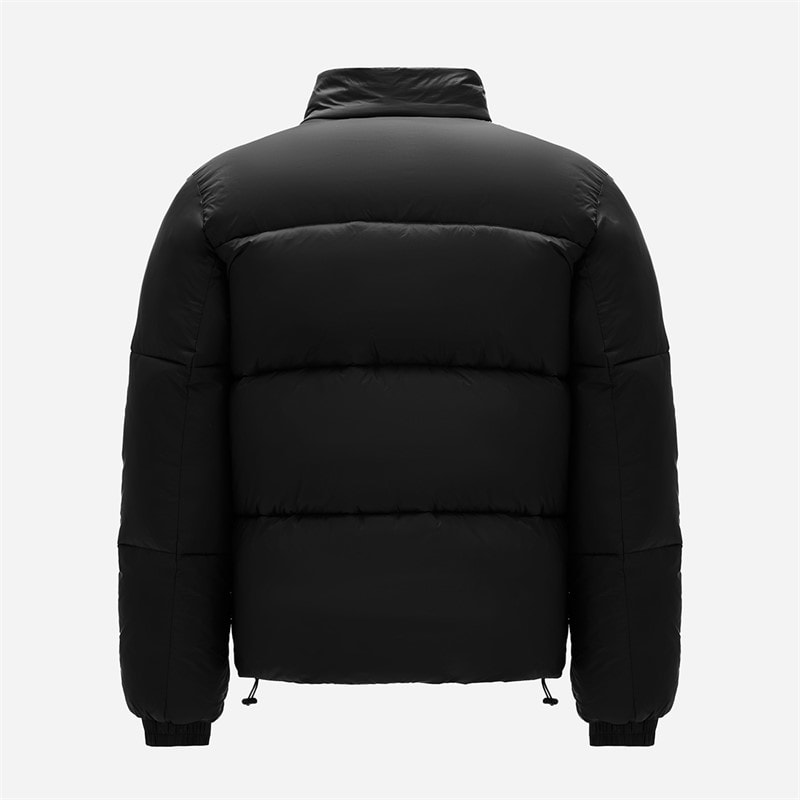 Mens Puff Jacket Black - Image 4