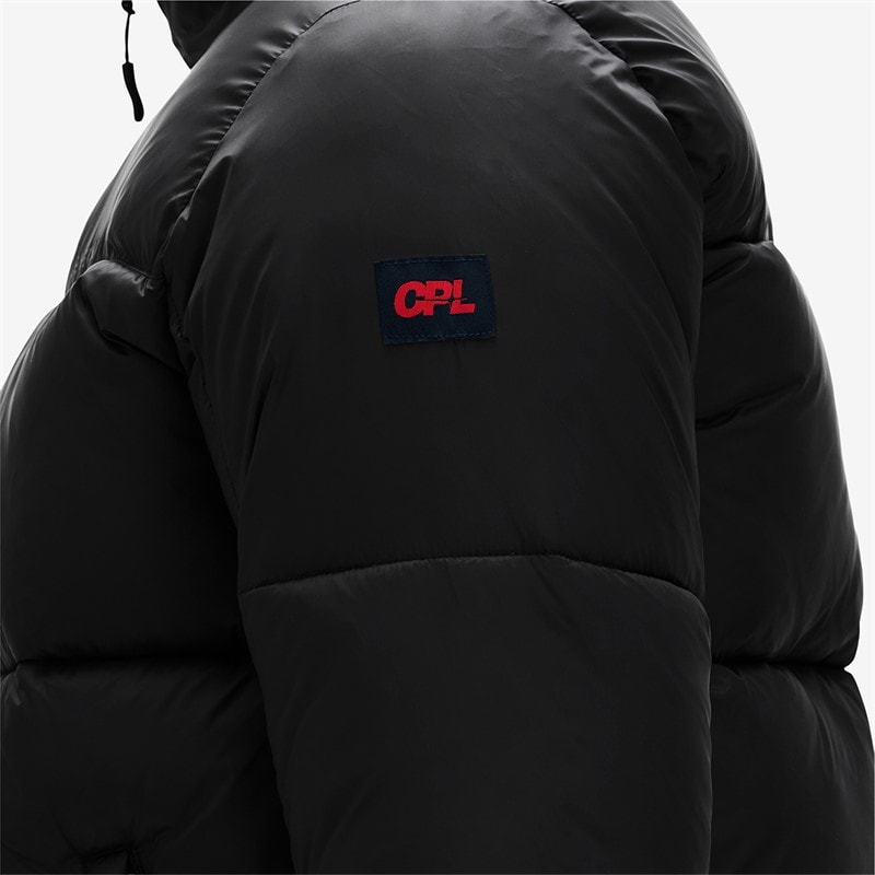 Mens Puff Jacket Black - Image 5